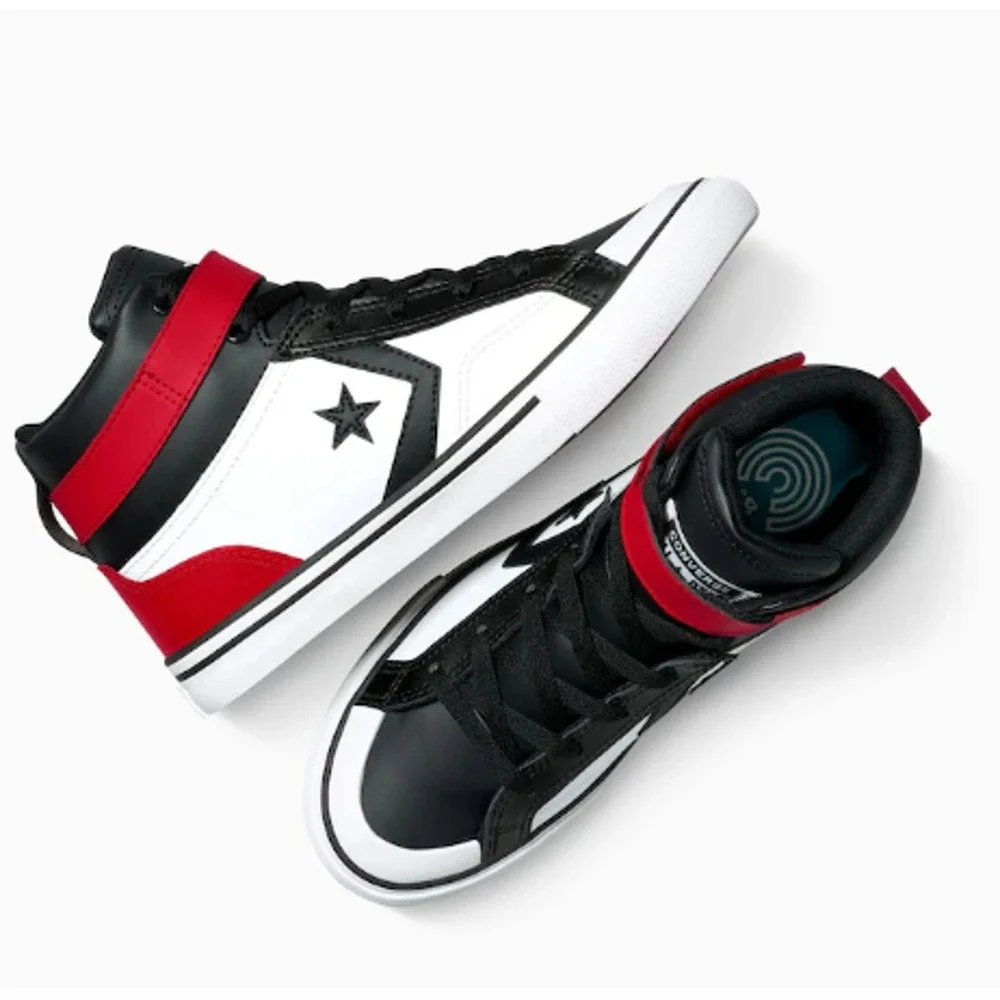 Converse Red Youth Pro Blaze Strap Trainers Size 4 BRAND NEW